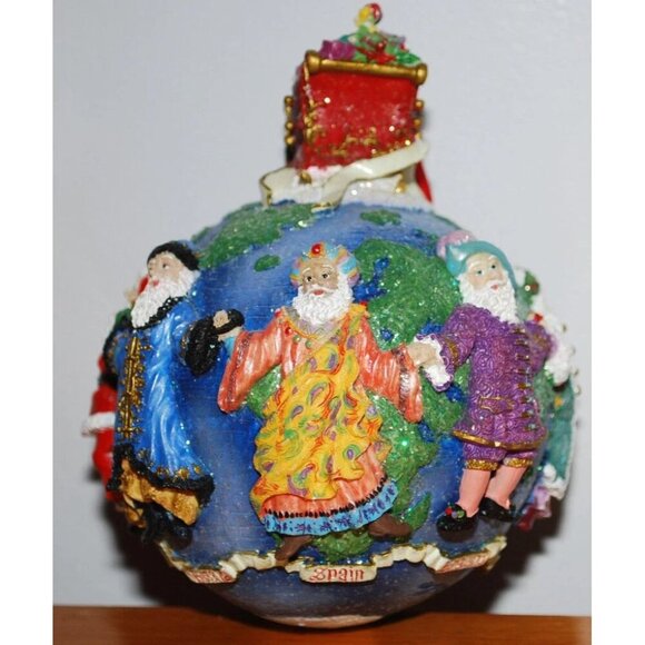 Christopher Radko Santas Around The World Ornament In Box 3D Christmas - Picture 2 of 13